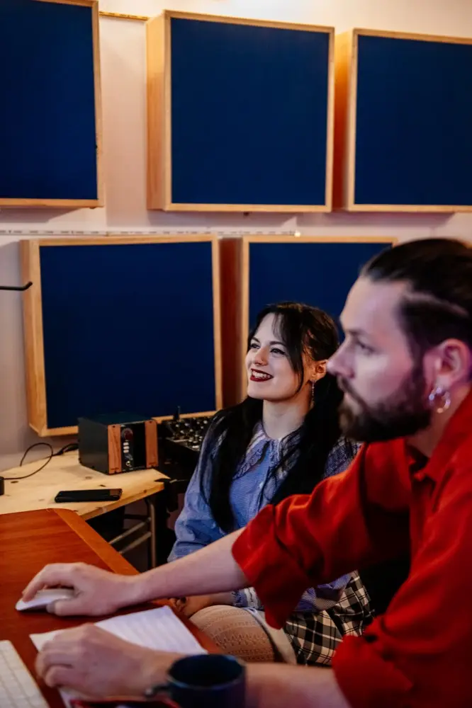 Séance au studio Studhom.